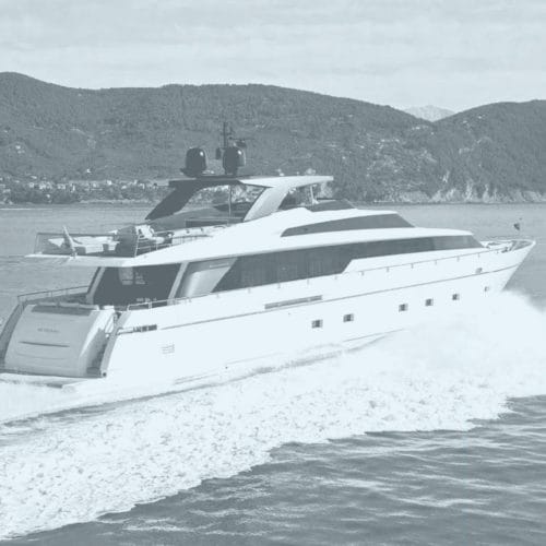 Project: Yacht SL104 for San Lorenzo designed by Dordoni Architects