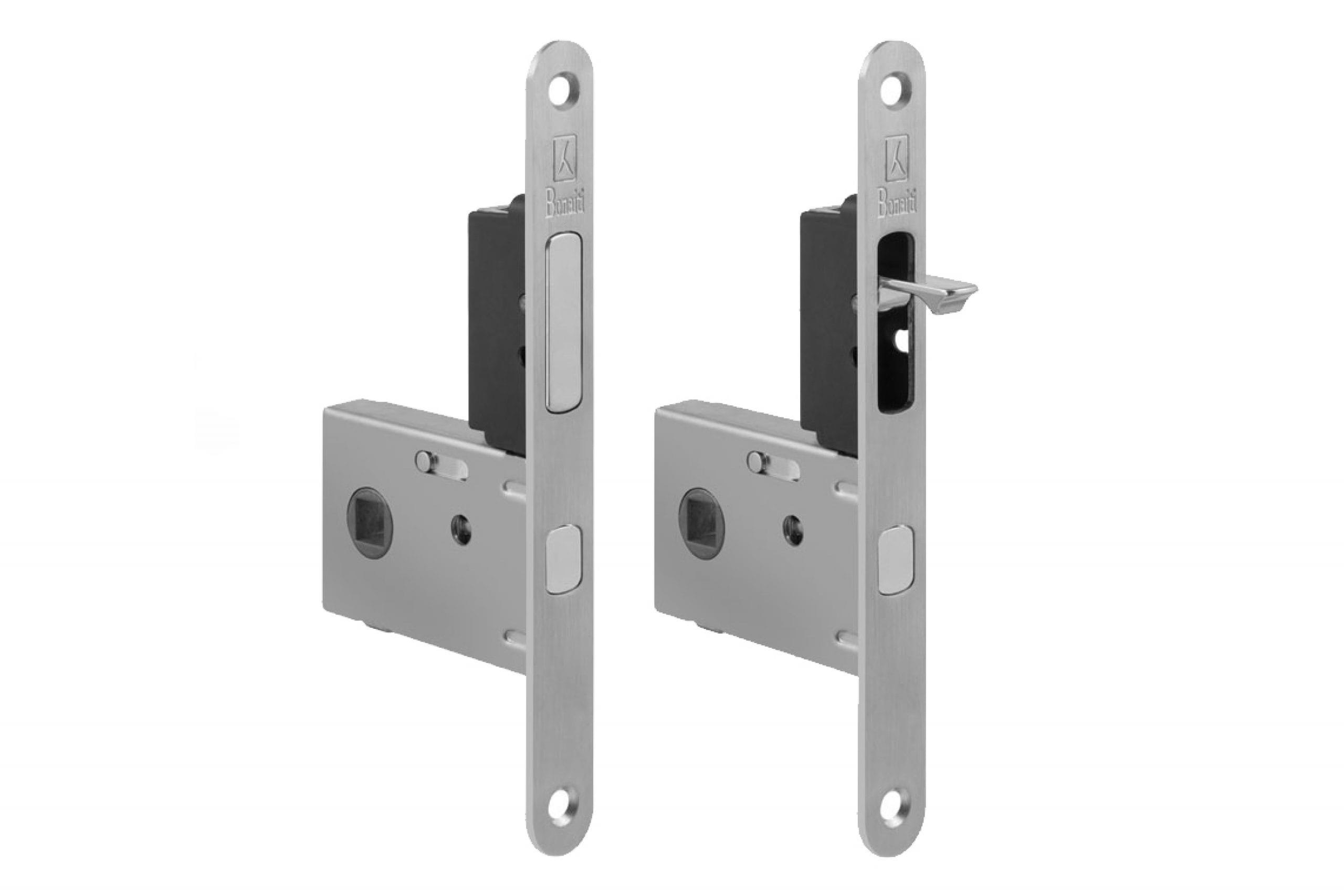 Sliding Door Lock With Integrated Finger Pull by Bellevue Architectural