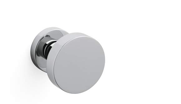 Link Central  Round Door Knob On Round Rose by Bellevue Architectural