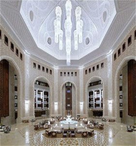 Project: Al Bustan Palace in Mustac, Oman by Ritz Carlton