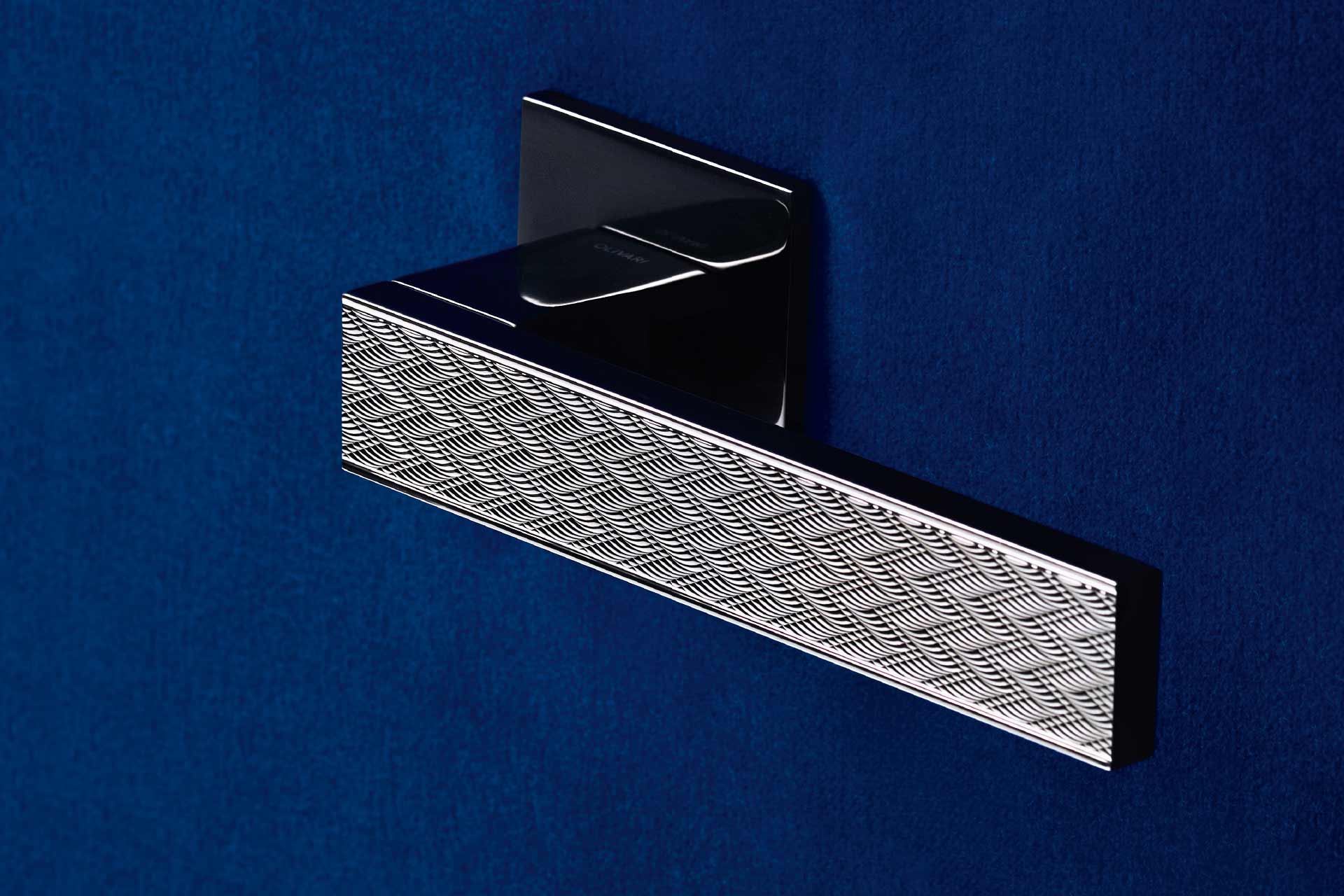 Diana Chevron Guilloche Door Handle