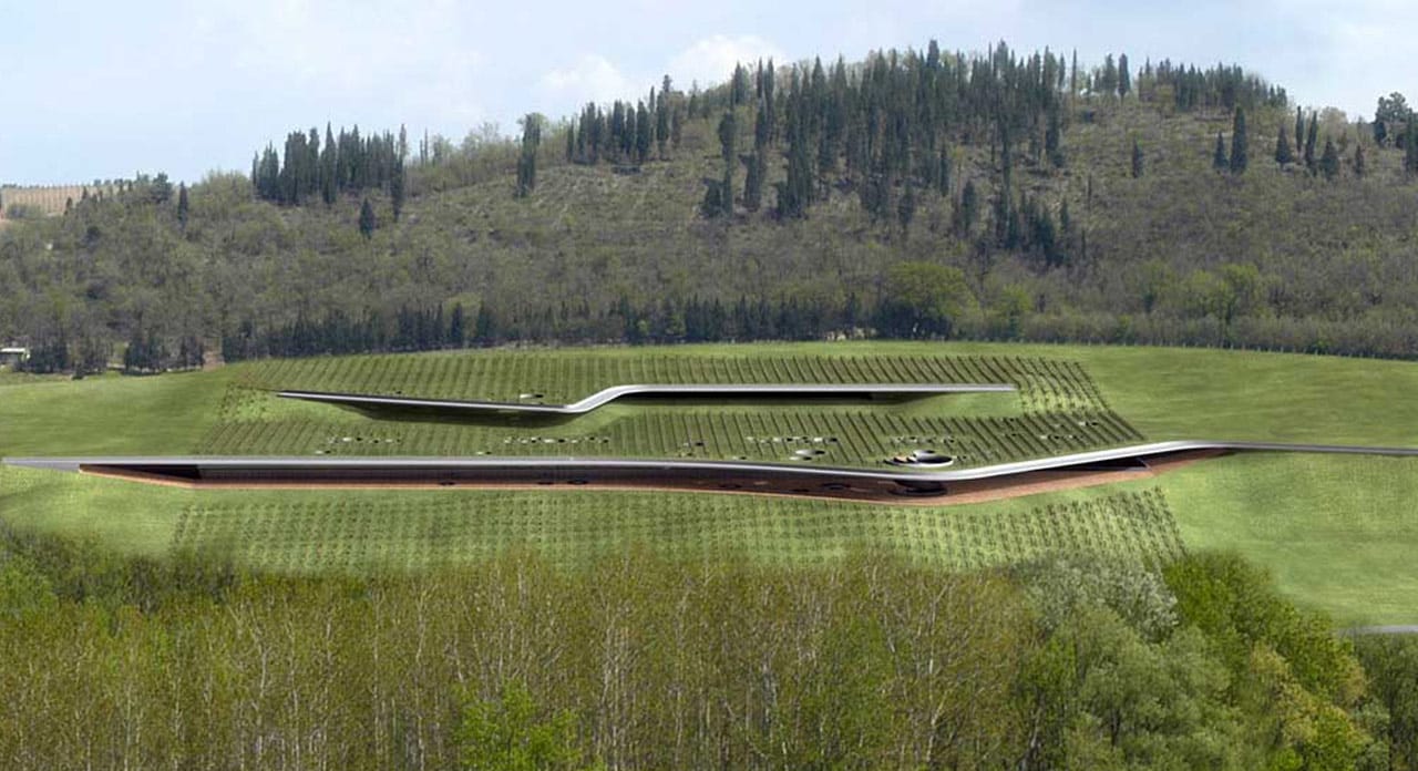 Project: Cantine Antinori Winery in Chianti, Italy by Marco Casamonti