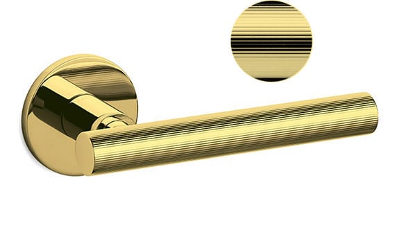 Brass door handle - Atena Ligne by Olivari M1ALR1