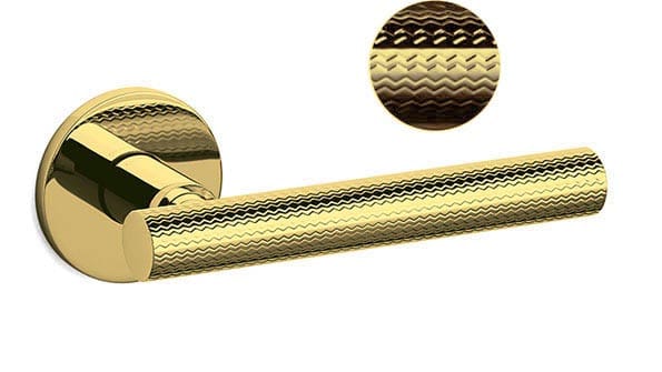 Brass door handle - Atena Rank by Olivari M1ARR1