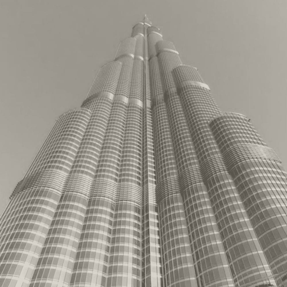 Project: Burj Khalifa in Dubai, UAE by Skidmore, Owings and Merrill