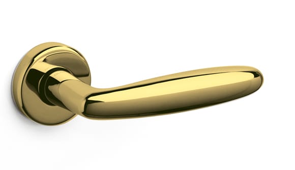 Brass door handle - Flaminia by Olivari M159R1
