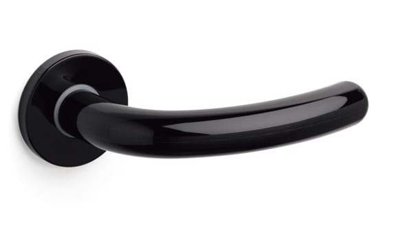 Black door handle - Iseo NY by Olivari M507