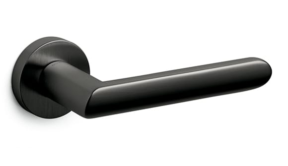 Black door handle - Laser by Olivari M176