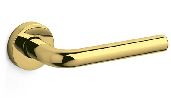 Brass door handle - Raffaella by Olivari M128R1