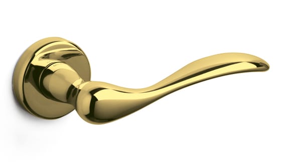 Brass door handle - Siena by Olivari M169R1