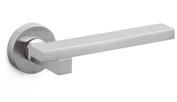 Space Round Door Handle by Bellevue Architectural