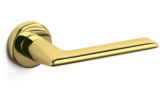 Brass door handle - Tecno by Olivari M182R1