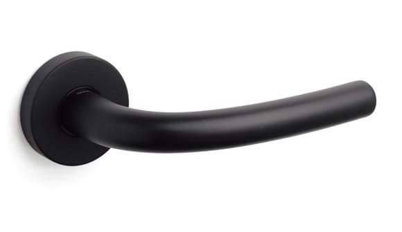 Black door handle - Tizianella by Olivari M112
