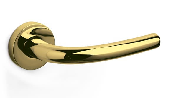 Brass door handle - Tizianella F by Olivari M112R1