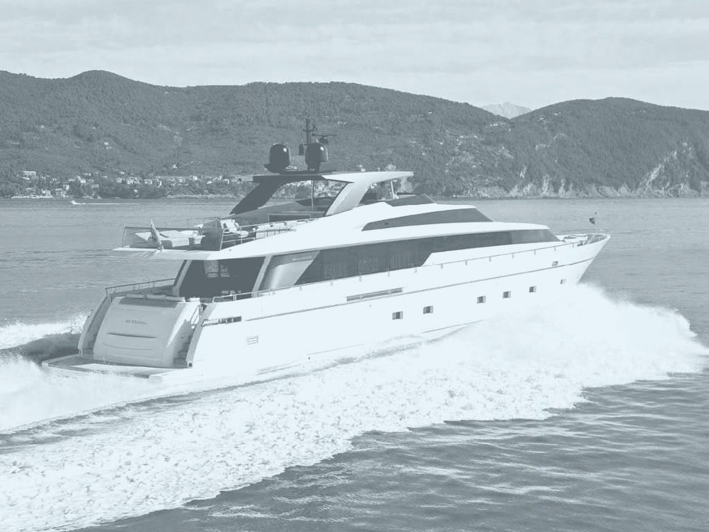 Project: Yacht SL104 for San Lorenzo designed by Dordoni Architects