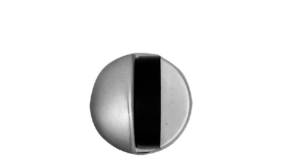 Half Moon Floor Mounted Door Stop by Bellevue Architectural