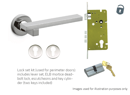 Space Round Door Handle - Bellevue Architectural