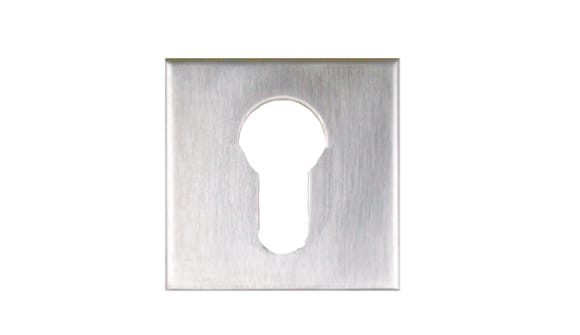 Low Profile Square European Escutcheon by Bellevue Architectural