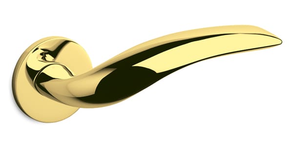 Brass door handle - Vola by Olivari M257R1