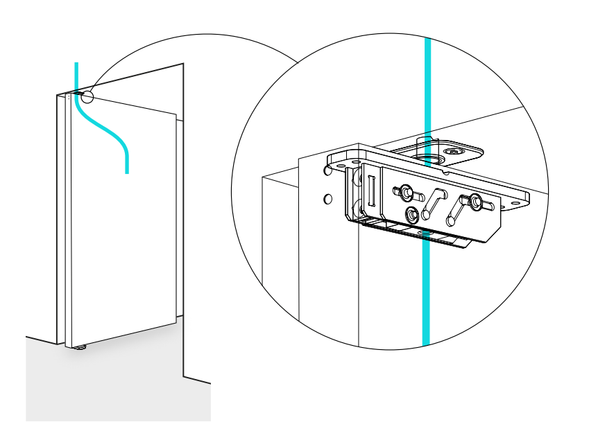 Cable Grommet by Bellevue Architectural