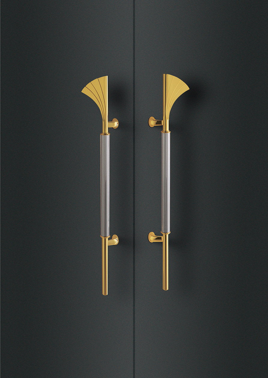 Elmes Of Japan Medium Entry Door Pull by Bellevue Architectural