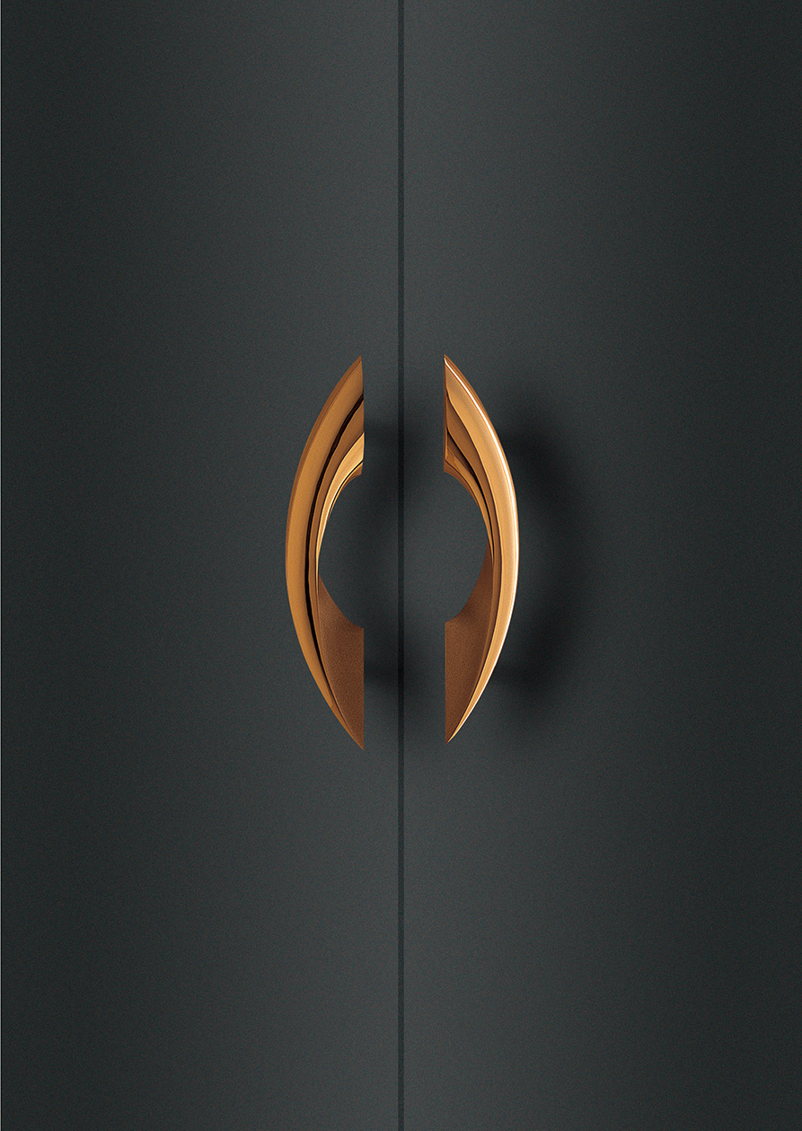 Elmes Of Japan Bronze Entry Door Pull by Bellevue Architectural