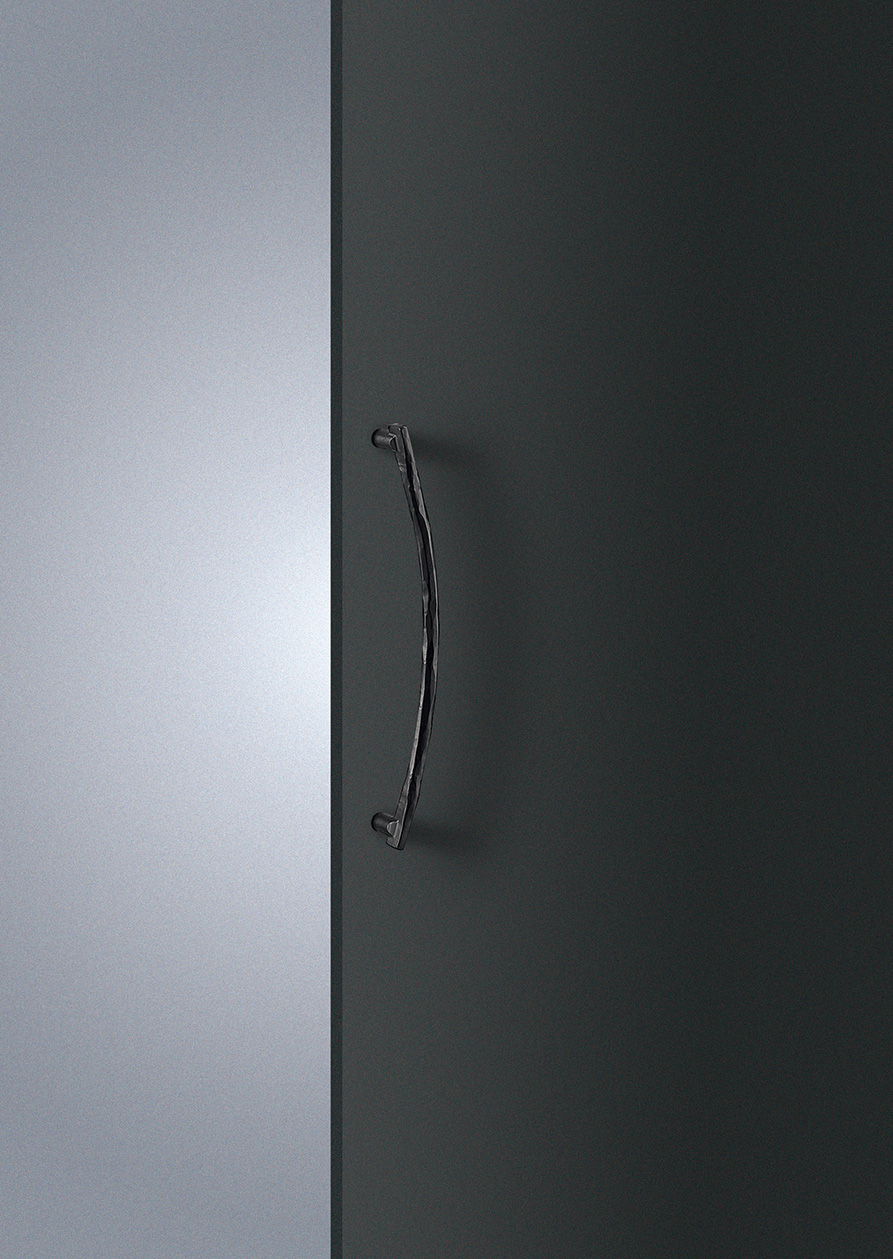 Elmes Of Japan Medium Iron Entry Pull by Bellevue Architectural