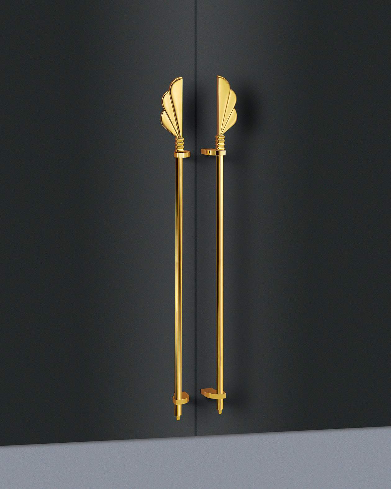 Elmes Of Japan Semi-Long Entry Door Pull by Bellevue Architectural