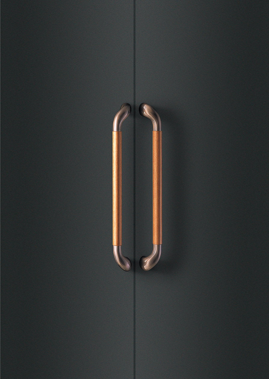 Elmes Of Japan Medium Entry Door Pull by Bellevue Architectural