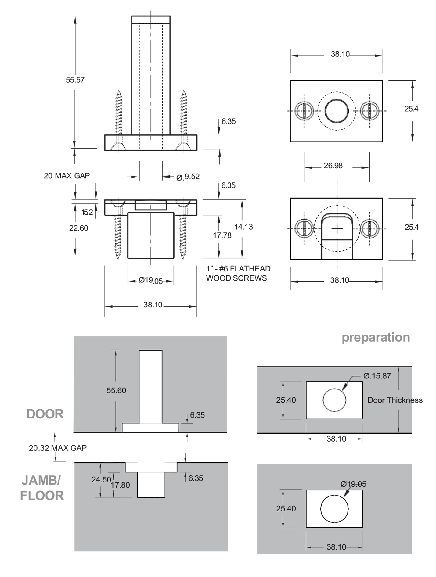 tech-drawings_GS200XD Technical specifications for Ghostop GS200XD