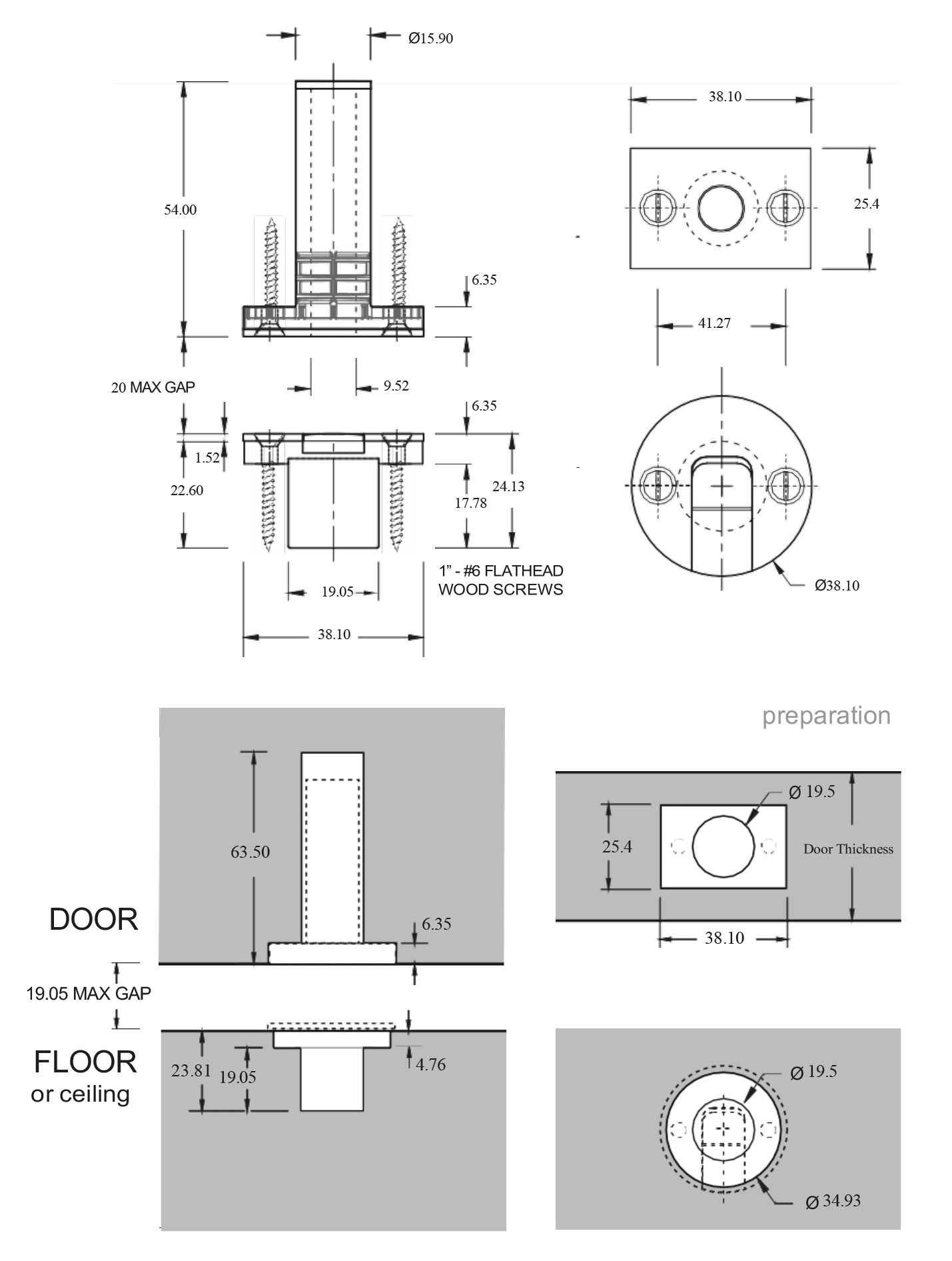 tech-drawings_GS300 Technical specifications for Ghostop GS300