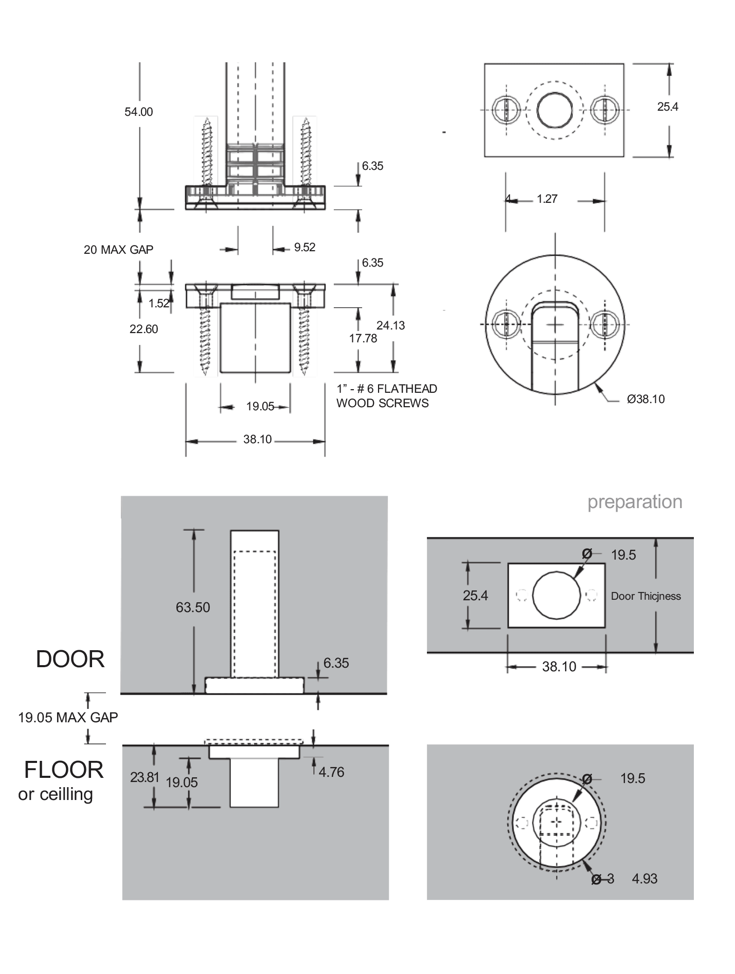 tech-drawings_GS300XD Technical specification for Ghostop GS300XD