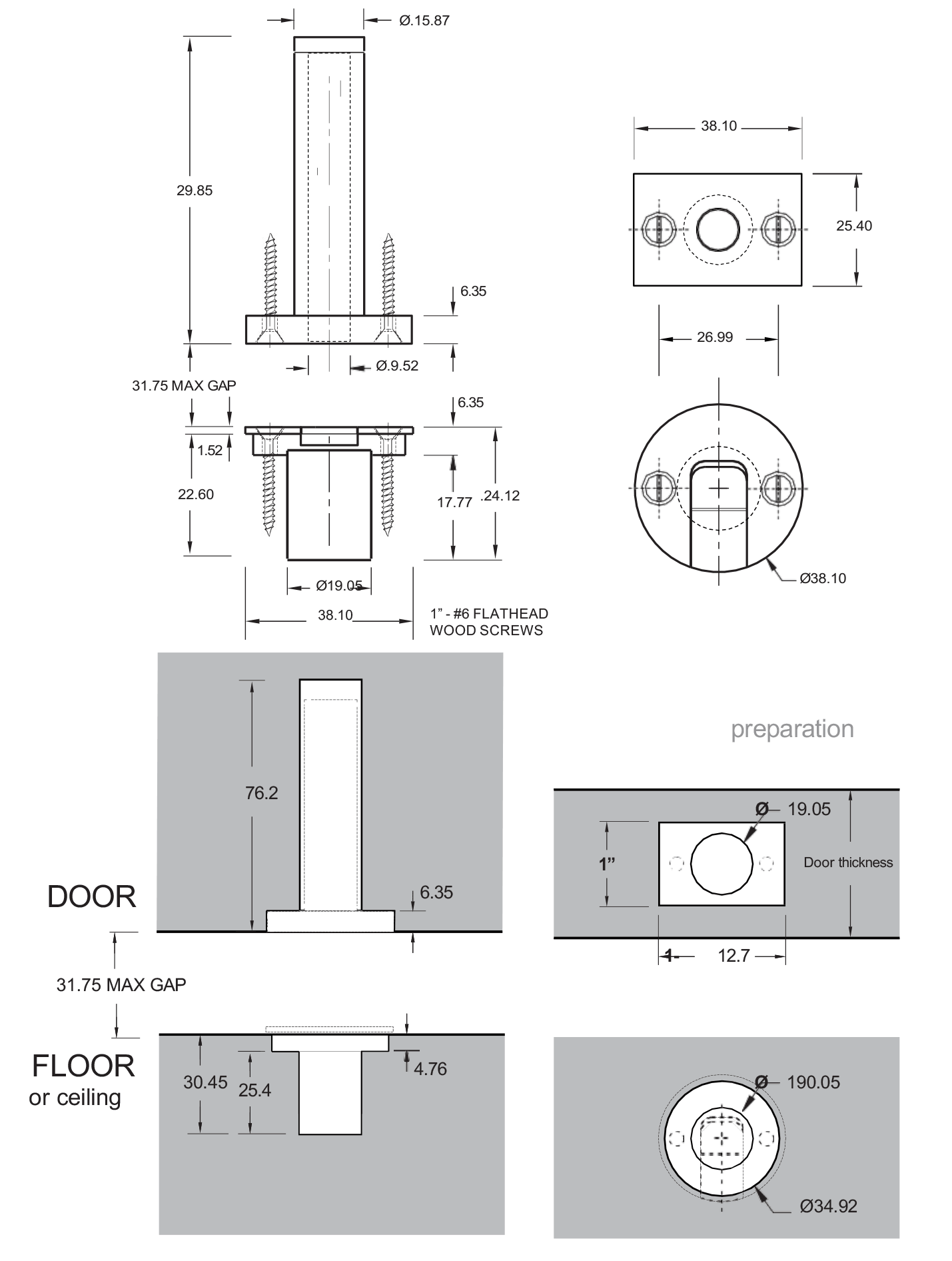 tech-drawings_GS300XL Technical specifications for Ghostop GS300XL