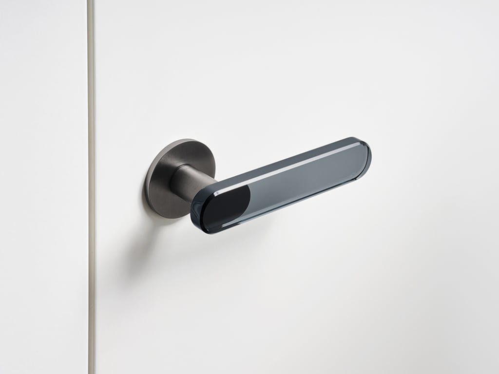Aqua Round Door Handle from Olivari designed by Renzo and Matteo Piano Design Studio