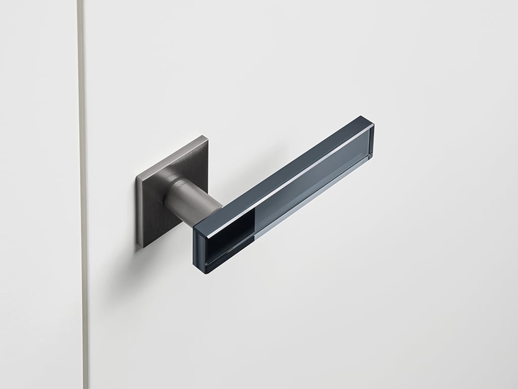 Mare Square Door Handle from Olivari designed by Matteo and Renzo Piano Design Studio