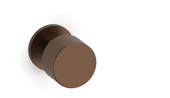 P273B Olivari Lipstick Door Knob by Matteo and Renzo Piano - DS SuperBronze Satin