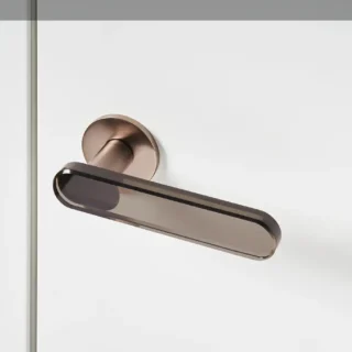 Aqua round door handle